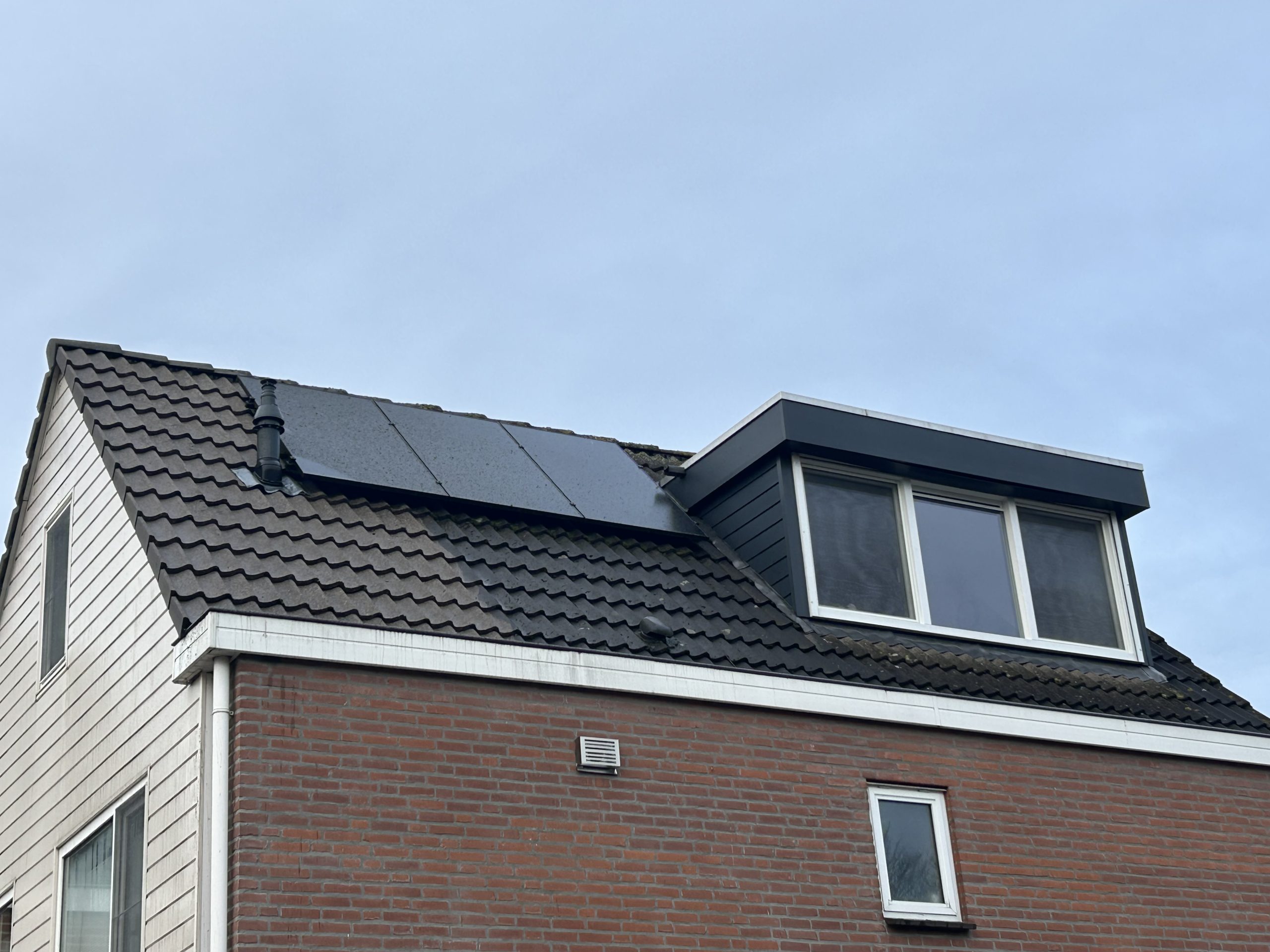 Dakreiniging halvewegen resultaat